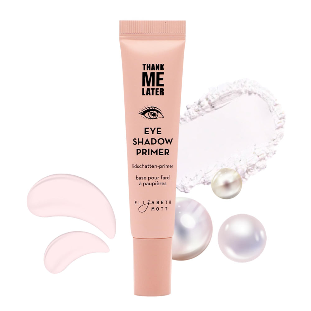 Elizabeth Mott Thank Me Later eye primer tube closeup showing crease-free base