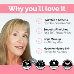 Elizabeth Mott Thank Me Later primer closeup texture shows lightweight feel.