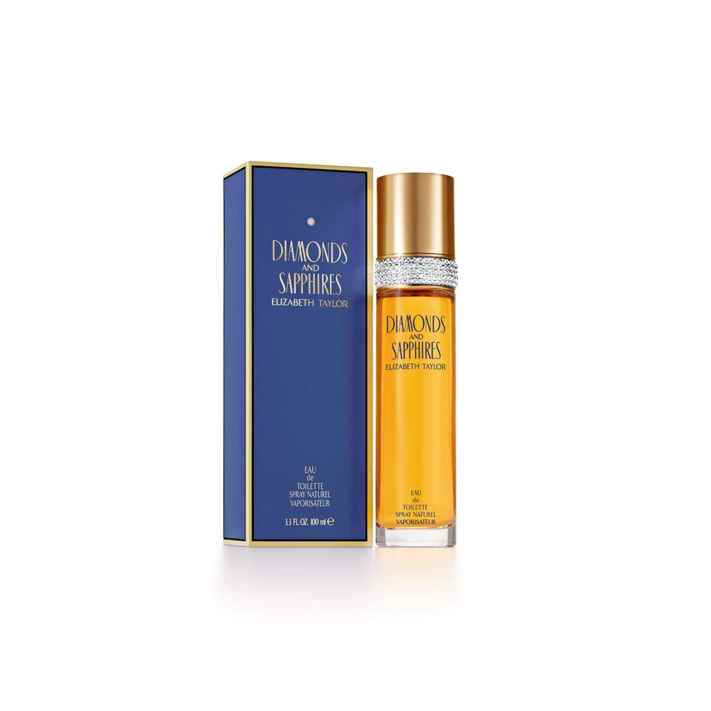 Elizabeth Taylor Diamonds and Sapphires bottle front for daily elegance