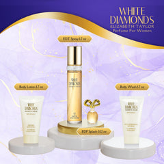Elizabeth Taylor White Diamonds spray bottle for an timeless fragrance ritual