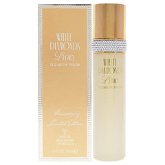 Elizabeth Taylor White Diamonds Legacy bottle front conveys timeless elegance for evening wear