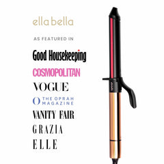 ELLA BELLA Curling Iron digital display lets you set precise temperatures.