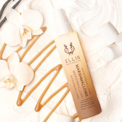 Ellis Brooklyn MARSHMALLOWS body mist on skin delivers delicate linger-worthy aroma