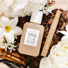Ellis Brooklyn Vanilla Milk cap closeup emphasizing premium packaging and scent promise