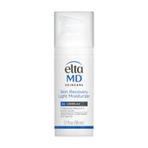 EltaMD Skin Recovery Light pump bottle delivers lightweight, non-greasy hydration for the skin.
