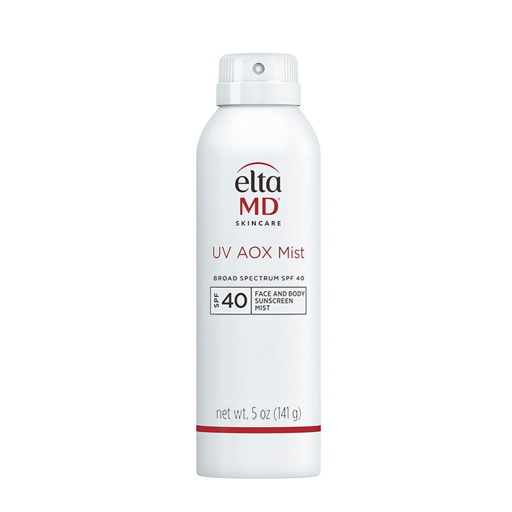 EltaMD UV AOX Mist spray-on-face for quick SPF 40 protection and easy coverage
