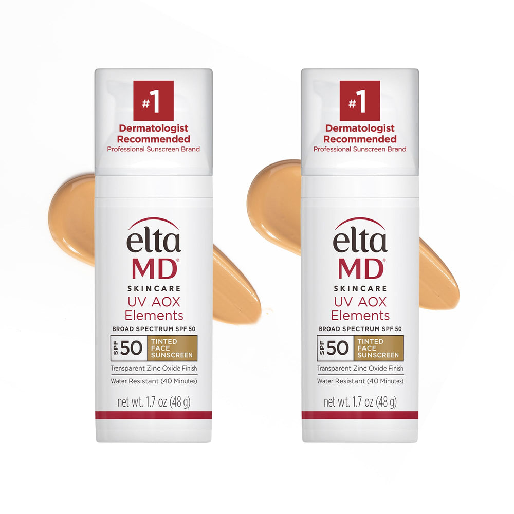 EltaMD UV Elements bottle with SPF 44 mineral protection and tinted finish.