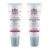 EltaMD UV Lip Balm tube front view for daily hydration and sun protection.