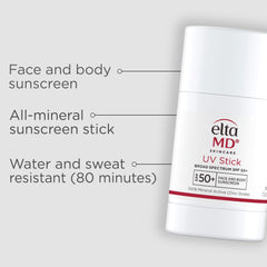 EltaMD UV Stick travel-size packaging for on-the-go sun protection