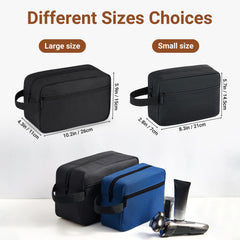 Elviros travel toiletry bag main compartment neatly stores toiletries