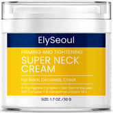 ElySeoul neck cream bottle pump for convenient daily neck care and hydration.