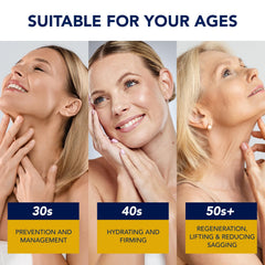 ElySeoul neck cream creamy texture close-up showing silky application.