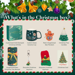 Elysirise Christmas gift basket candle creates festive aroma