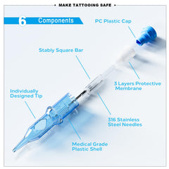 Emalla Eliot square stability bars emphasize secure cartridge alignment for consistent results