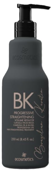 EMAX Ecosmetics keratin bottle front for home smoothing