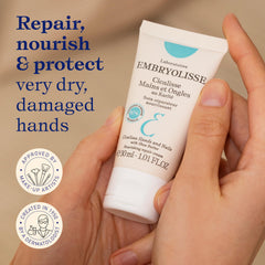 Embryolisse Cicalisse-cream-tube-closeup shows rich texture for nourishment