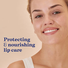 Embryolisse lip balm application close-up showing smooth, protective coverage