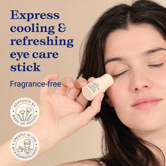 Embryolisse Radiant Eye Stick vegan cruelty-free packaging close-up highlights ethical skincare.