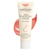 Embryolisse Rose Lumière cream tube closeup highlighting hydration for radiant skin.