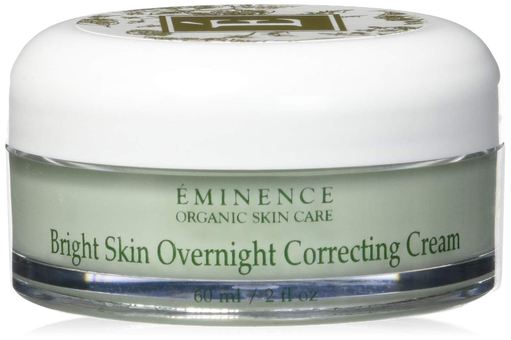 Eminence Bright Skin Night Cream Jar shows a rich formula for overnight hydration and brightness.