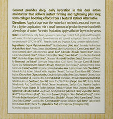 Eminence Coconut Age Corrective Moisturizer texture-cream demonstrates creamy, easy spread for quick hydration.