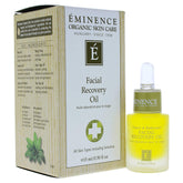 Eminence Facial Recovery Oil bottle close-up showing soothing formula.