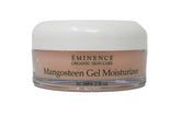 Eminence Mangosteen Gel Moisturizer bottle reveals a matte, hydrated complexion.