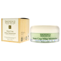Eminence Stone Crop Whip packaging image conveys US-made premium moisturizer for normal to mature skin.