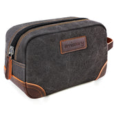 emissary toiletry bag canvas material highlights durable travel-ready fabric for everyday use