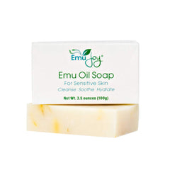 Emu Joy Emu Oil Soap bar—long-lasting, soothing cleanse for sensitive dry skin