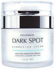 EnaSkin dark spot remover bottle shows easy daily application.