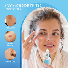 EnaSkin Dark Spot Remover serum swirl demonstrates texture ideal for targeted spot correction.