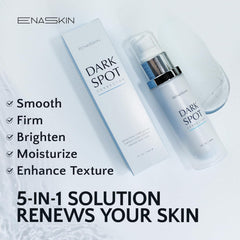 EnaSkin Dark Spot Serum application routine on clean skin for daily care.