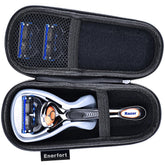 Enerfort hard EVA razor travel case top view showing rugged protection
