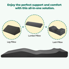 ENITYA Lash Bed Topper includes a handle for effortless single-person adjustment.
