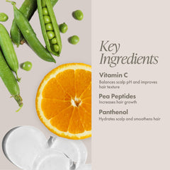 Enjoy Conditioning Spray texture on damp hair highlighting shine-enhancing formula