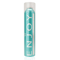 Enjoy Hair Finishing Spray bottle front view showing quick-drying, flexible hold