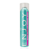Enjoy Hair Finishing Spray bottle demonstrates quick-drying, firm hold styling.