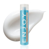 Enjoy Hydrating Shampoo bottle pour shows lightweight cleanse and shine