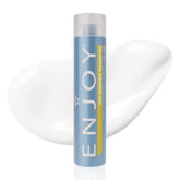 Enjoy Volumizing Shampoo bottle on display, sulfate-free formula for healthier-looking hair.