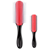 Enjoy Holiday 1981 2pcs hair brush 9-row closeup for defined curls and frizz control.