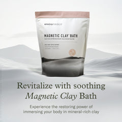 Enviromedica Himalayan salt crystals add mineral touch to the bath, enhancing purification.