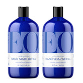 EO liquid hand soap refill French Lavender bottles for calming cleanse.