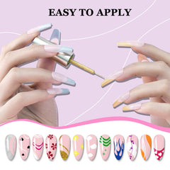 eodci nail art gel liner set collection kit with 10ml bottles