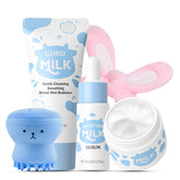 EONFAVE Milk Skin Set cleanser image showing gentle daily hydration for teen skin.