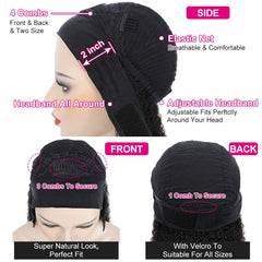 Eooma Curly Headband Wig dyed-ready capability for customizable colors.