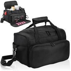 Eorbow hairstylist travel bag open view shows spacious interior for easy tool access.