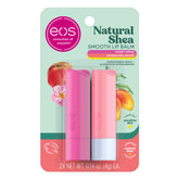 eos natural shea lip balm honey apple close-up demonstrating moisture and flavor