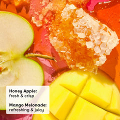eos mango melonade lip balm texture with fruity notes for smooth lips