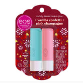 EOS Raspberry Cloud lip balm swatch for soft berry lips